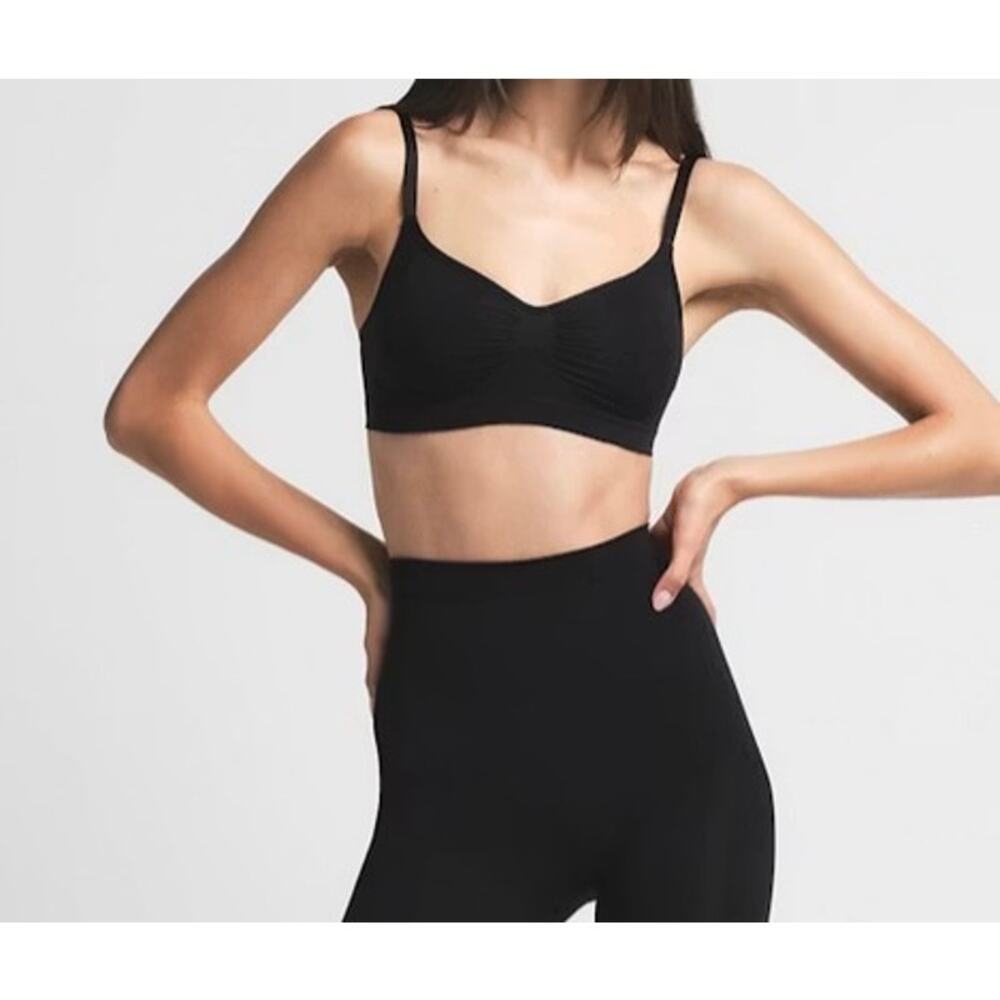 SKIMS Seamless Sculpt Bralette L XL onyx